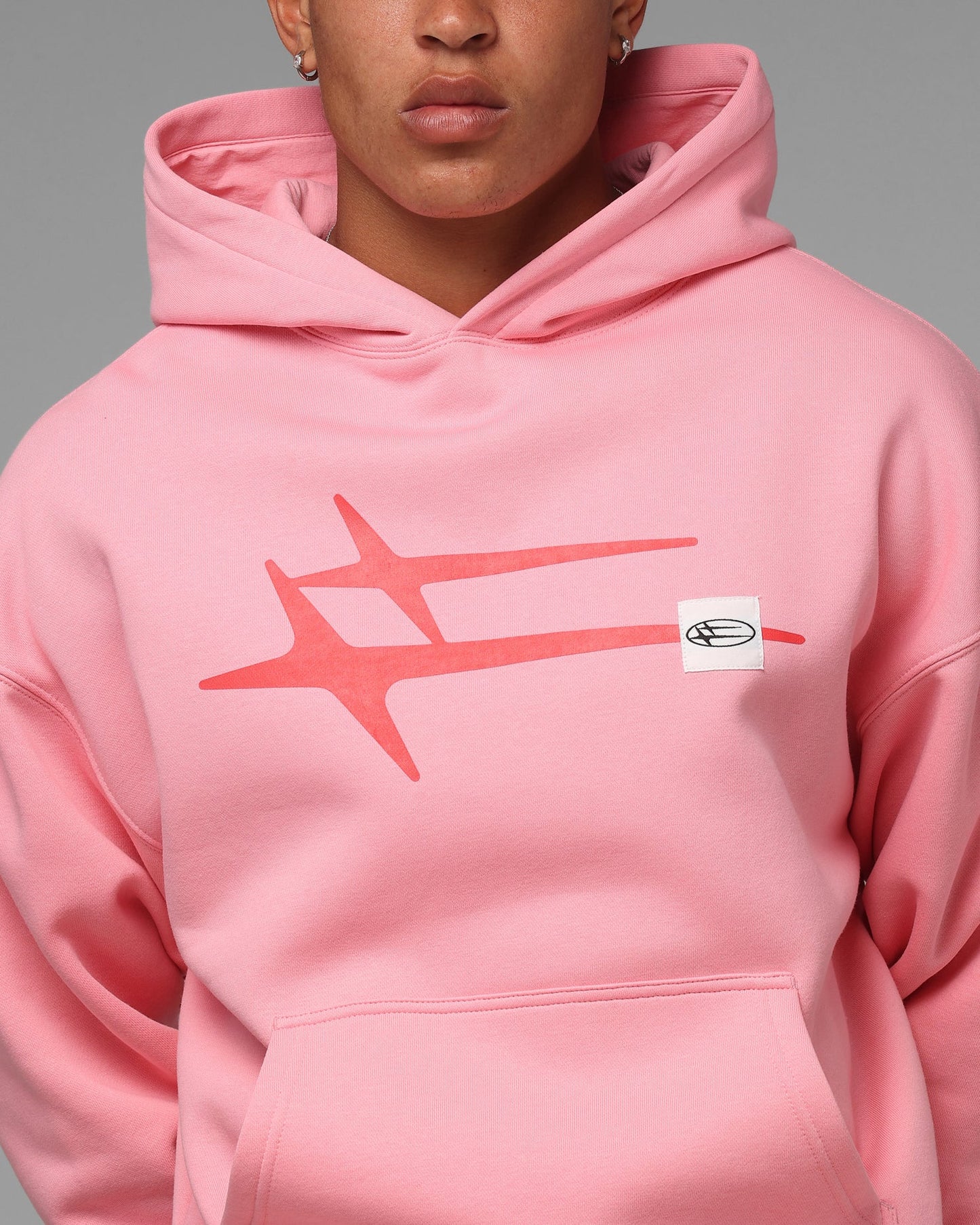 Loiter Hybrid Premium Hoodie Pink