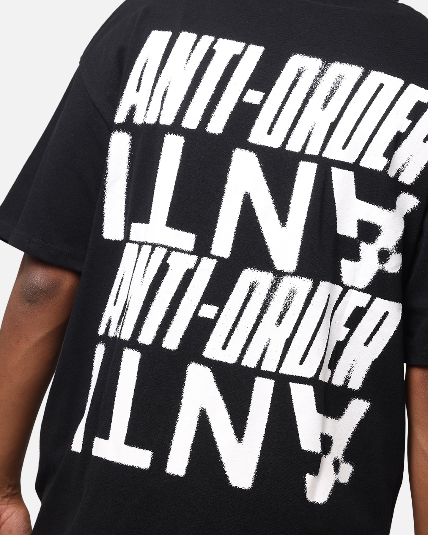 The Anti Order Anti Stacked Drop Shoulder T-Shirt Black
