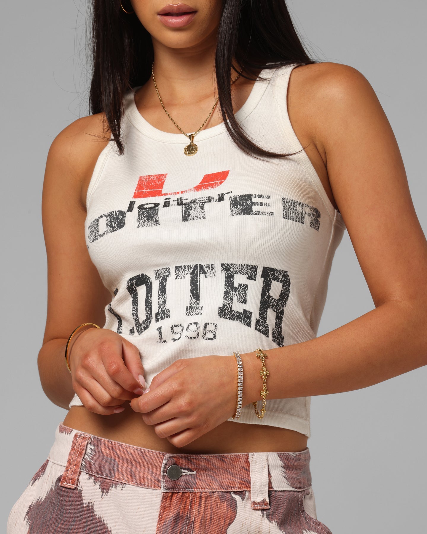Loiter Women's Oil Rig Tank White