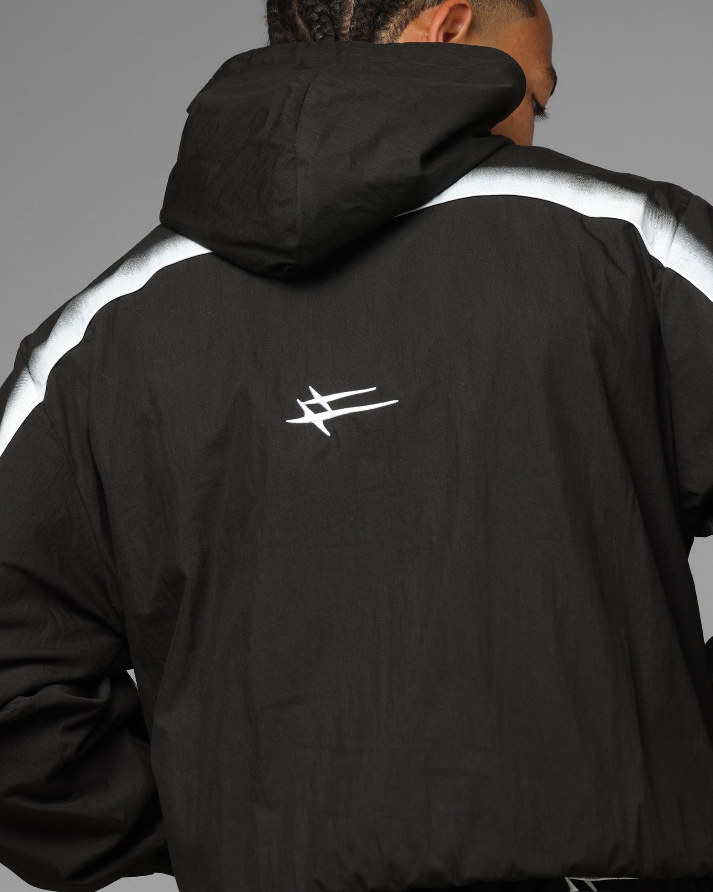 Loiter Spray Day Track Jacket Black