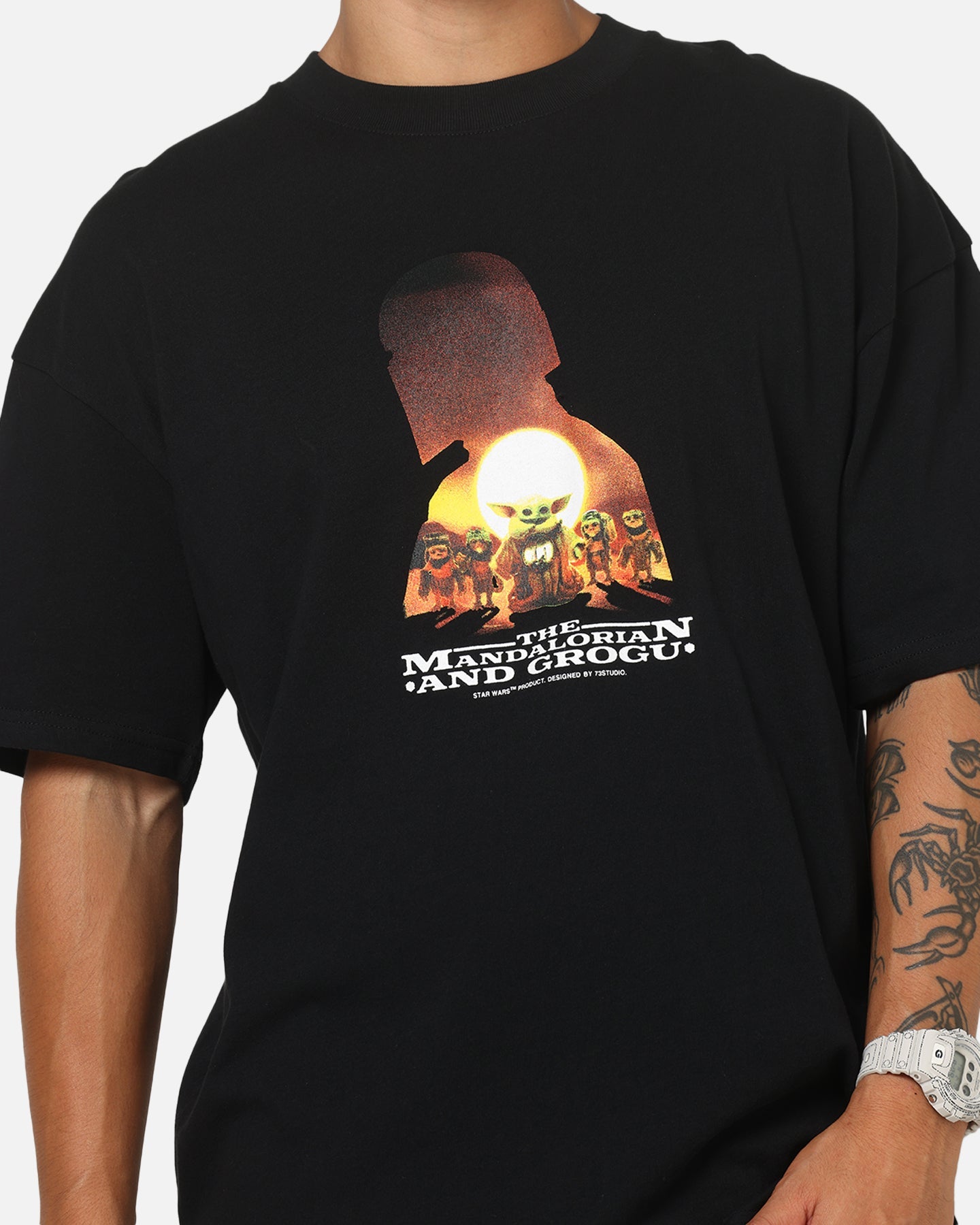 73Studio Star Wars This Is The Way T-Shirt Black