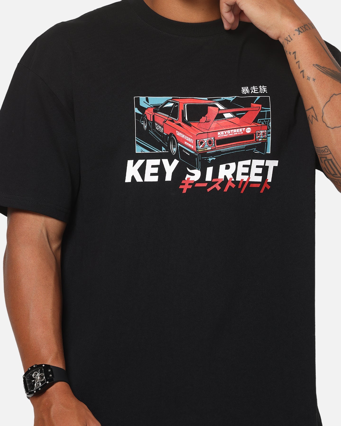 Key Street Kaido Heavy T-Shirt Black