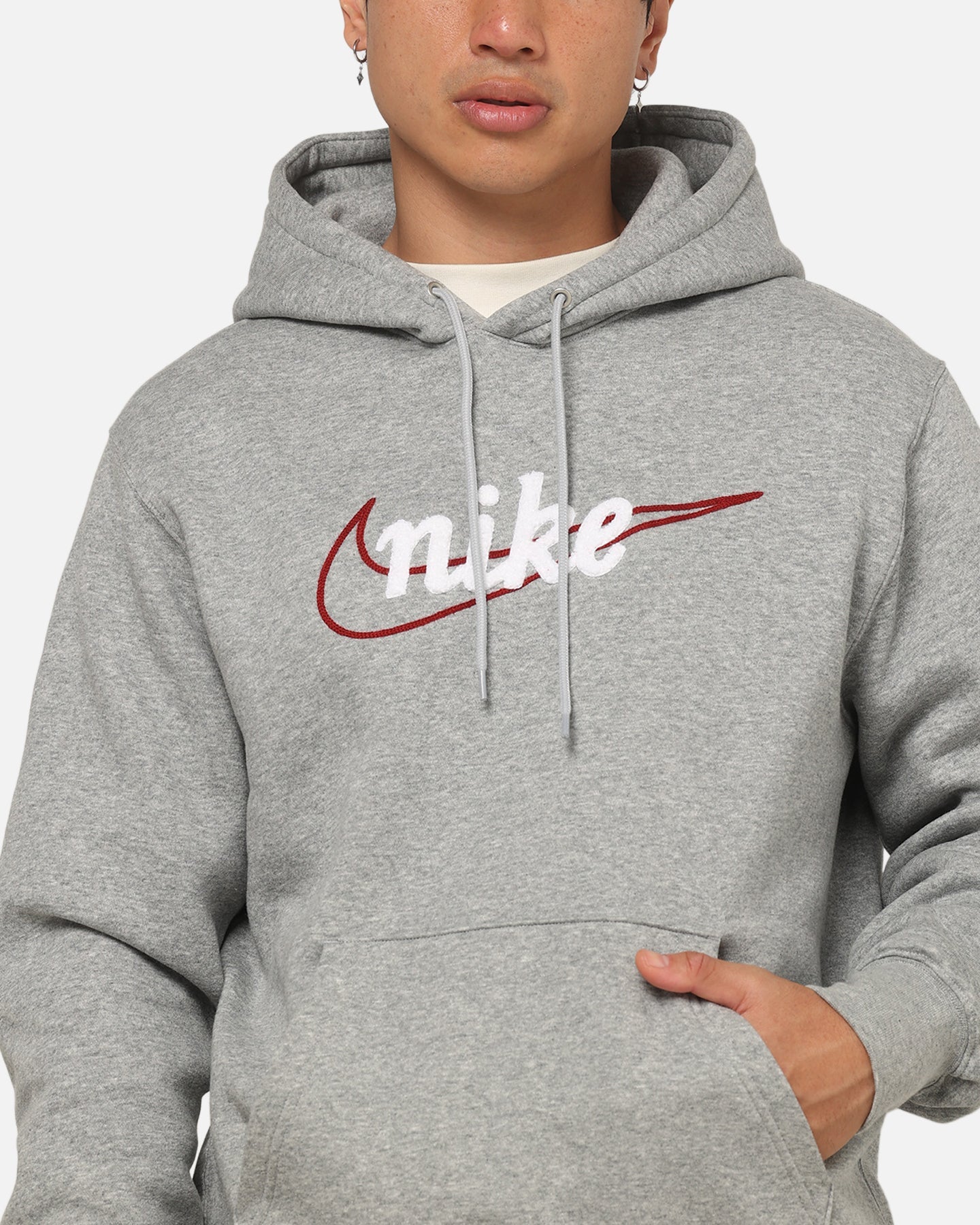 Nike Sportswear Club Fleece Hoodie Dark Grey Heather