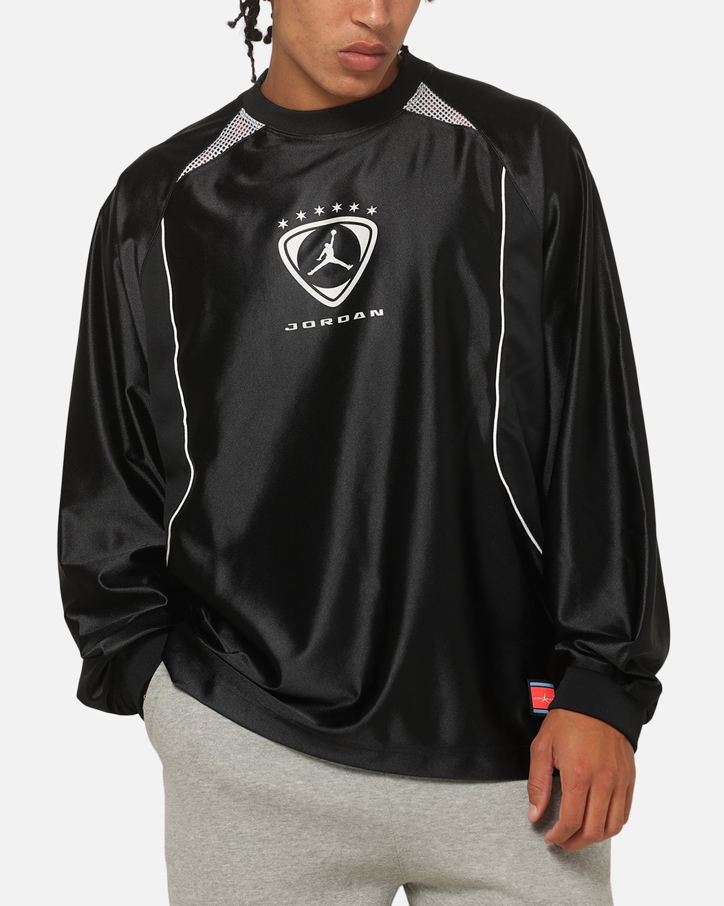 Jordan Brooklyn Long-Sleeve Goalie Top Black