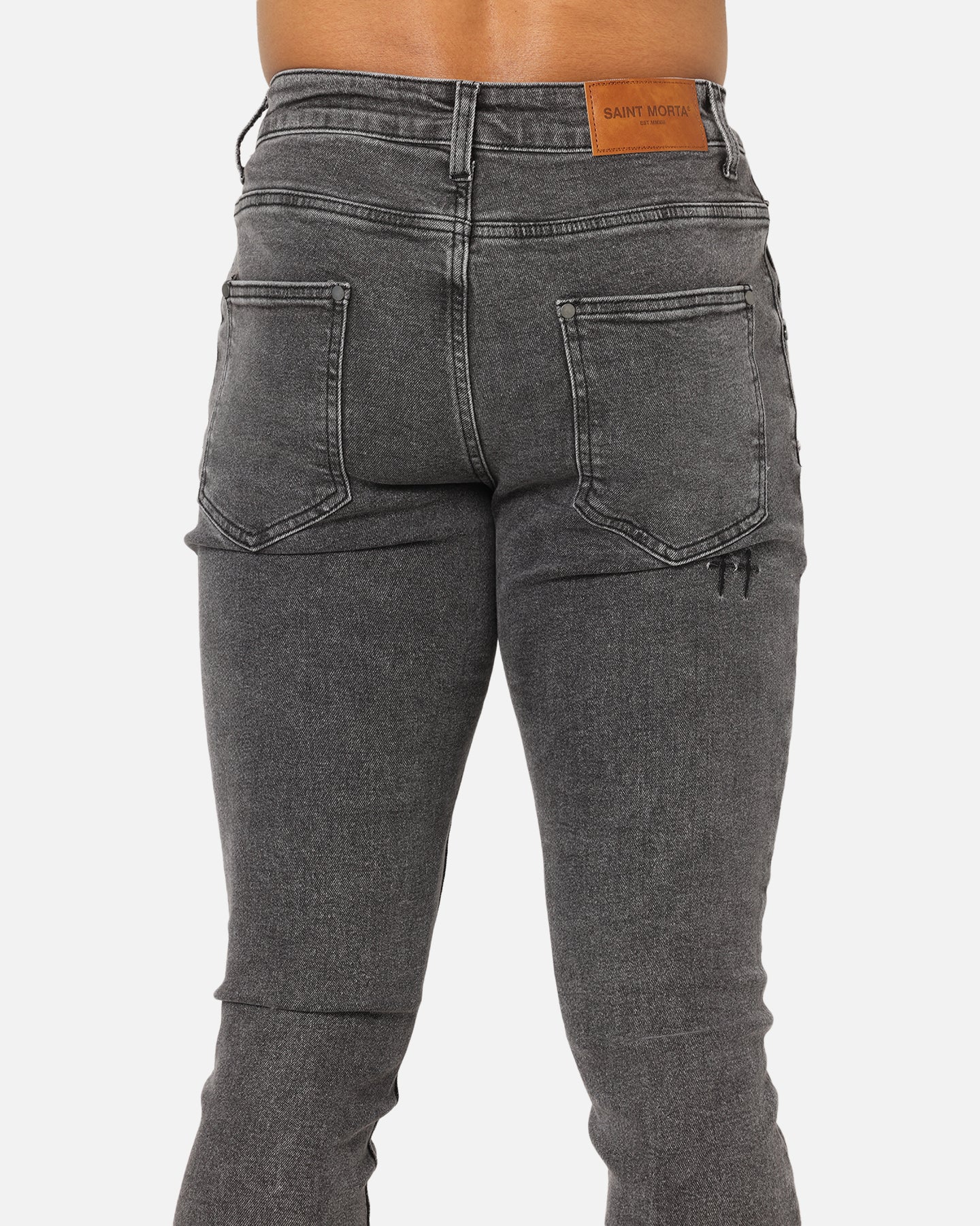 Saint Morta Dynasty Jeans Black Stonewash