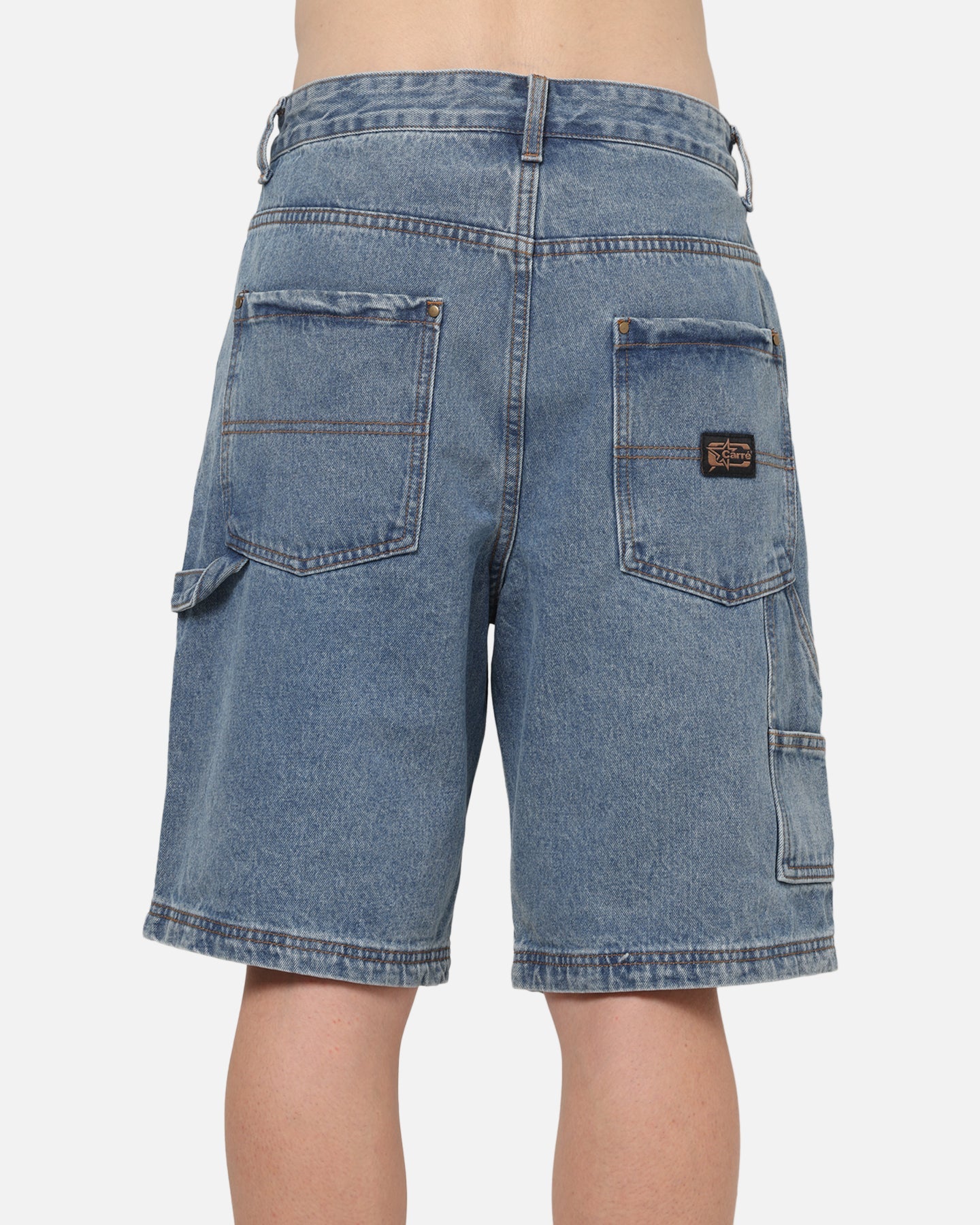 Carre Carpenter Jorts Mid Blue Wash