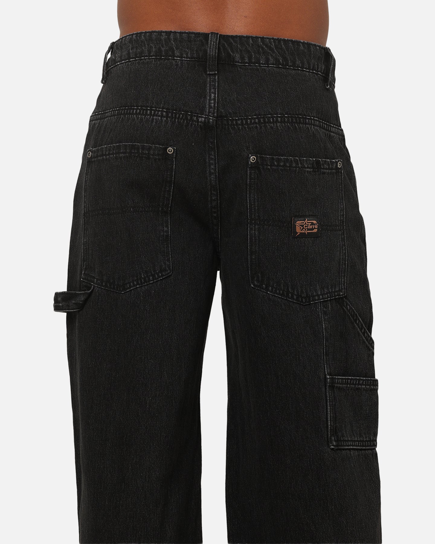 Carre Baggy Carpenter Jeans Black Denim