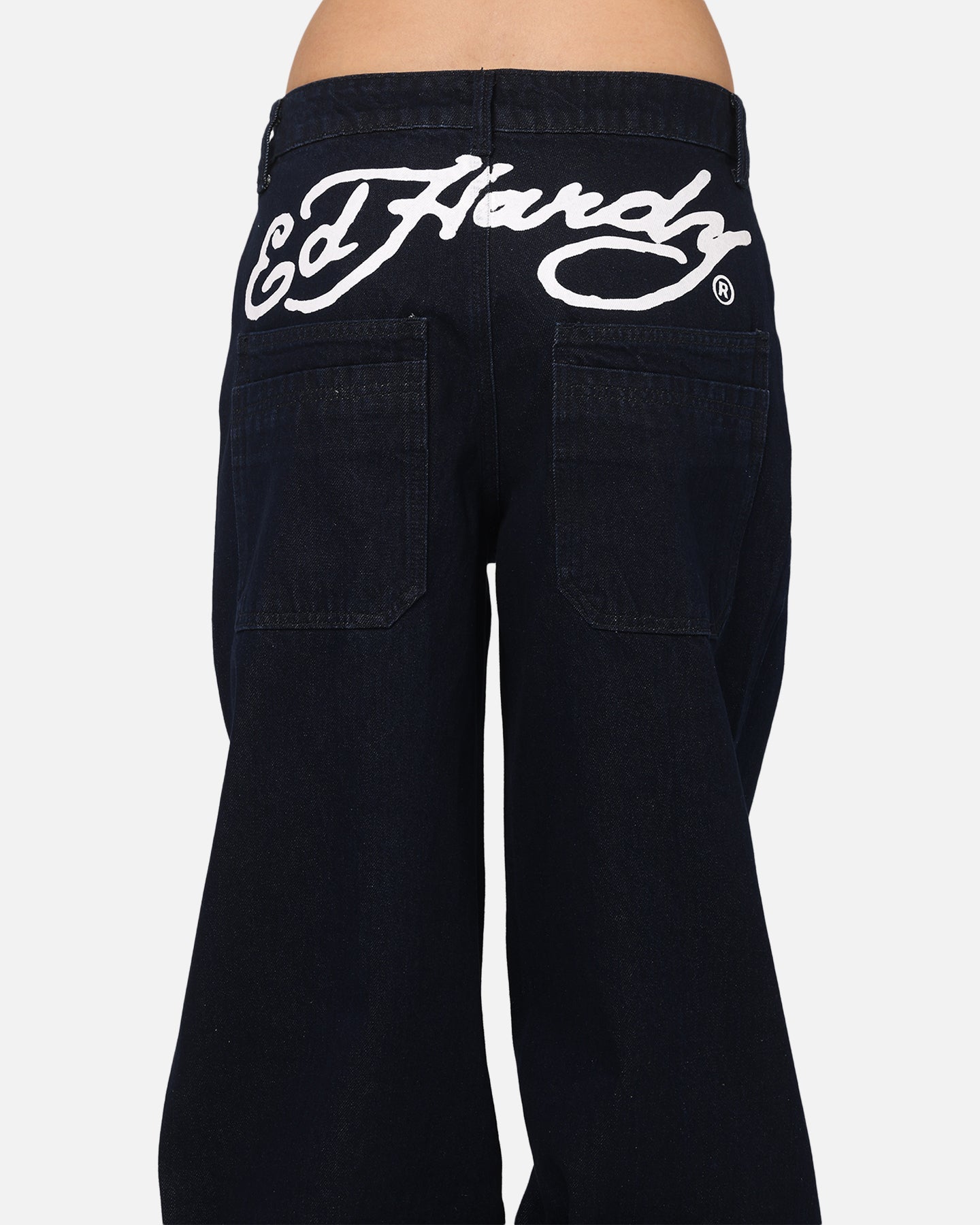 Ed Hardy Women's Cuffed Jeans Indigo