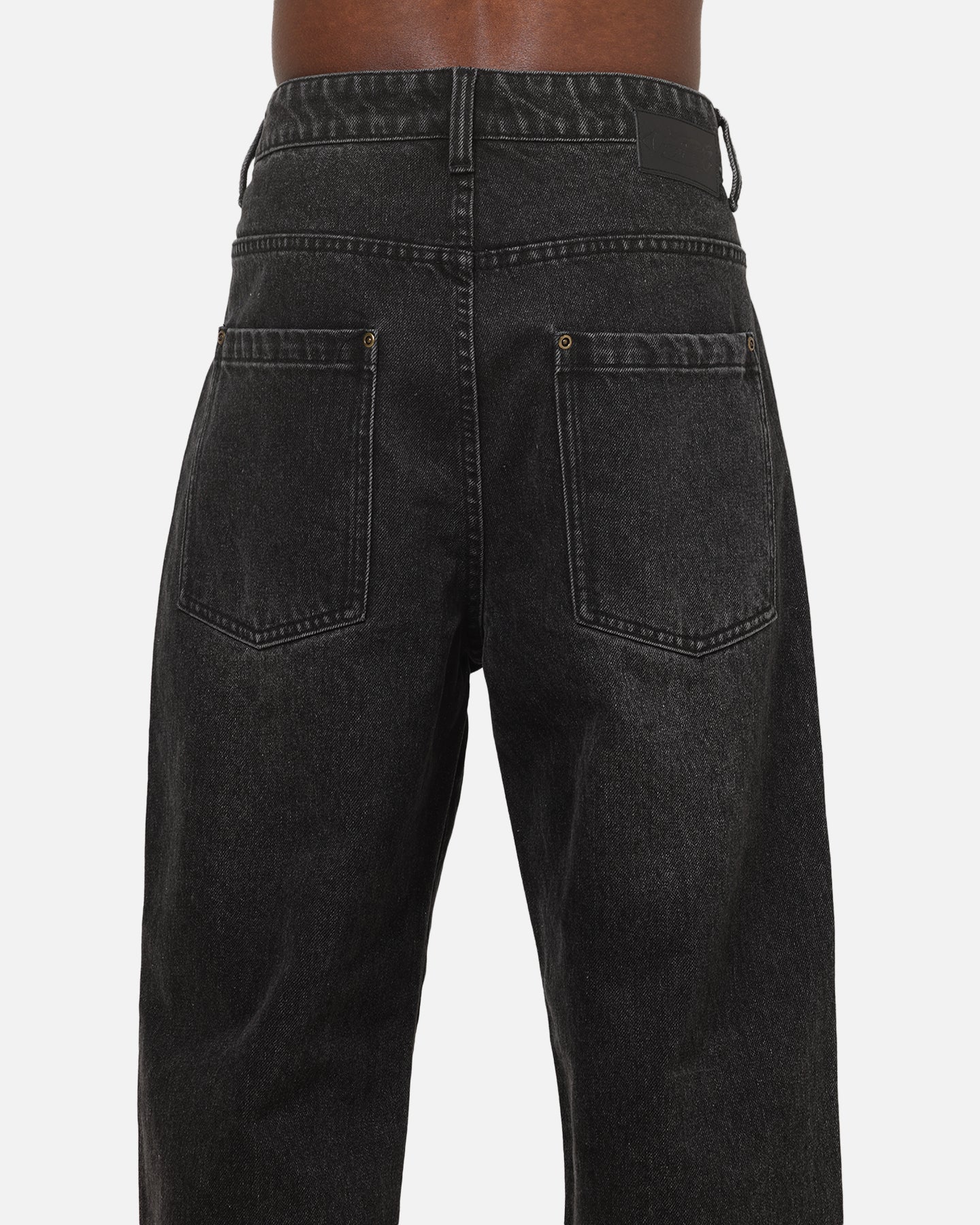 Carre Union Straight Fit Jeans Washed Black