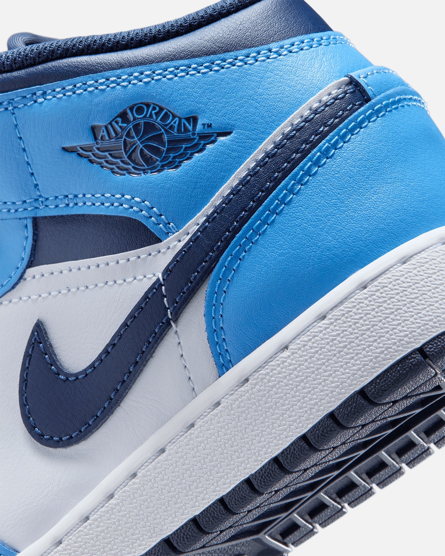 Jordan Kids' Air Jordan 1 Mid (GS) University Blue