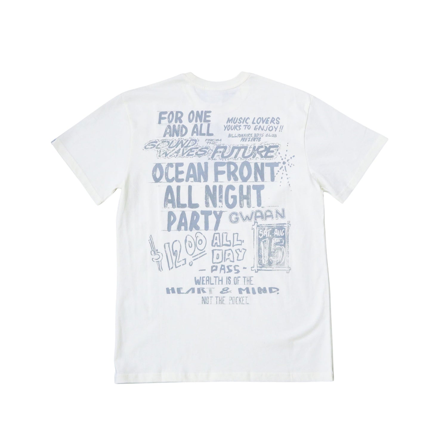 Billionaire Boys Club "Partay" SS Knit OVERSIZED (White)