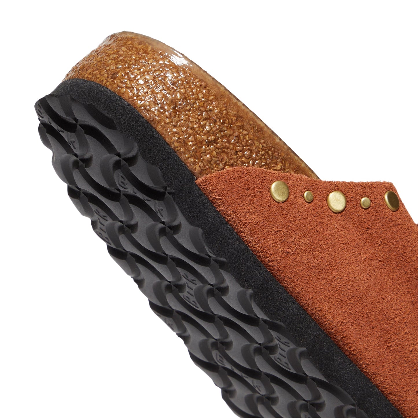 Birkenstock Arizona Rivets (Dark Rust Suede)