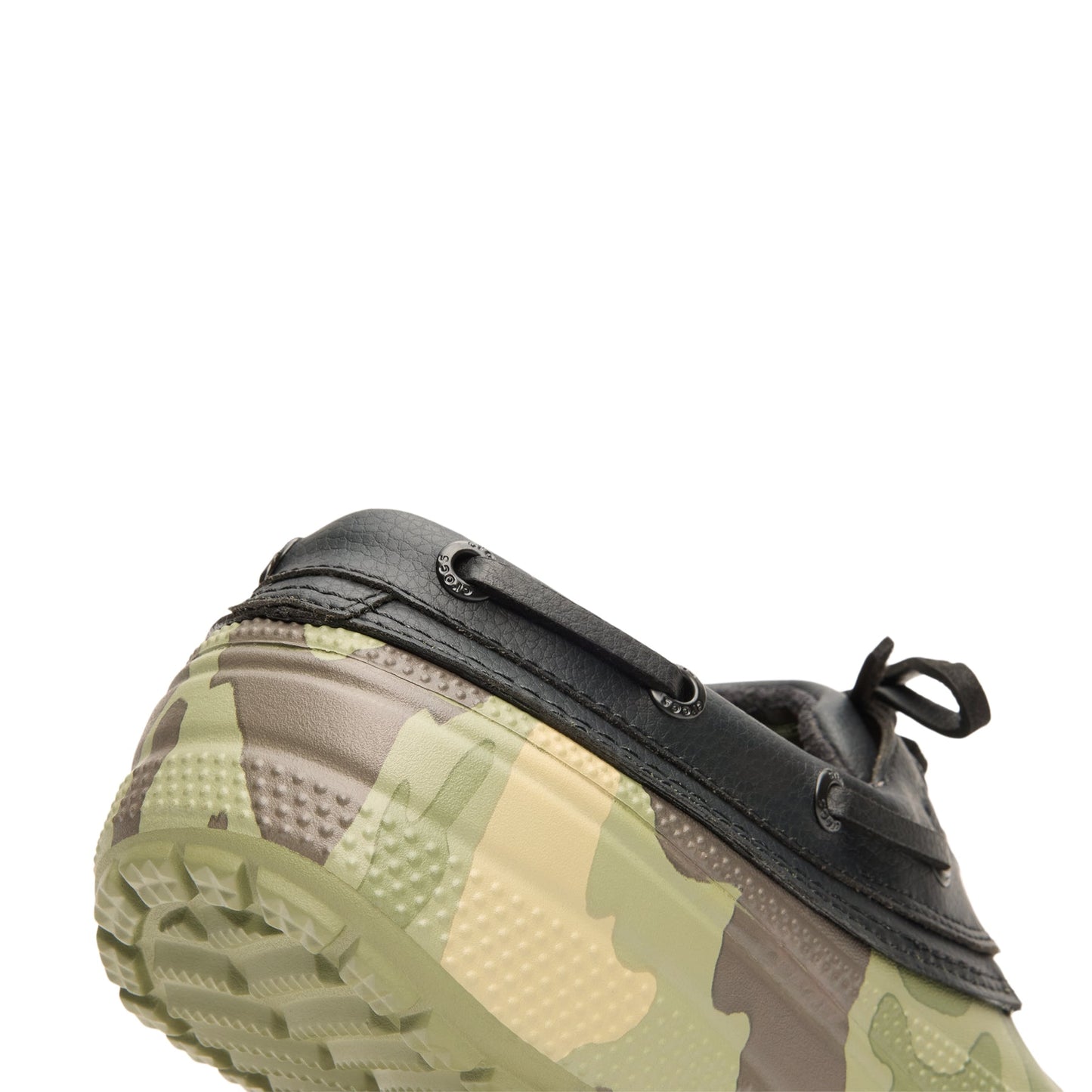 Crocs Classic Duck Camo Boat Shoe (Black/Cargo)