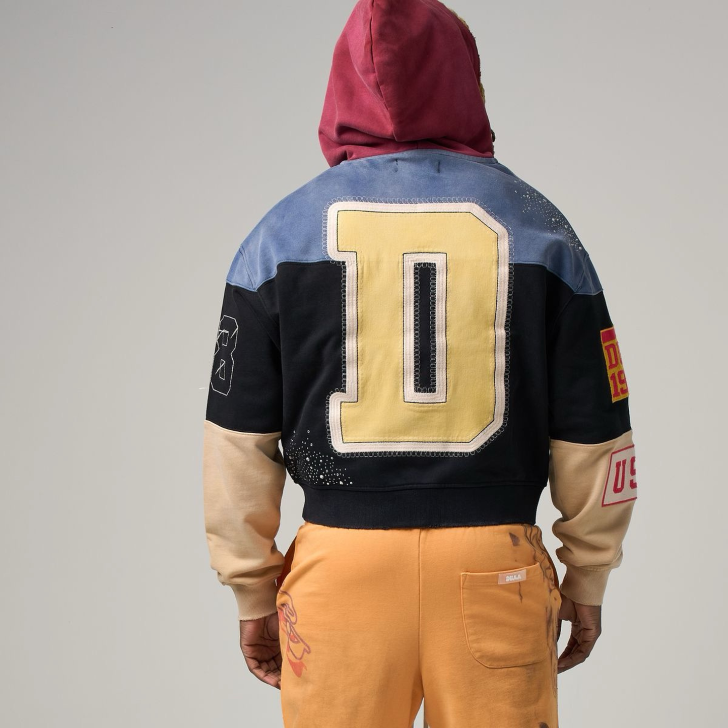 DUAA "College" Zip Up Hoodie (Multi)