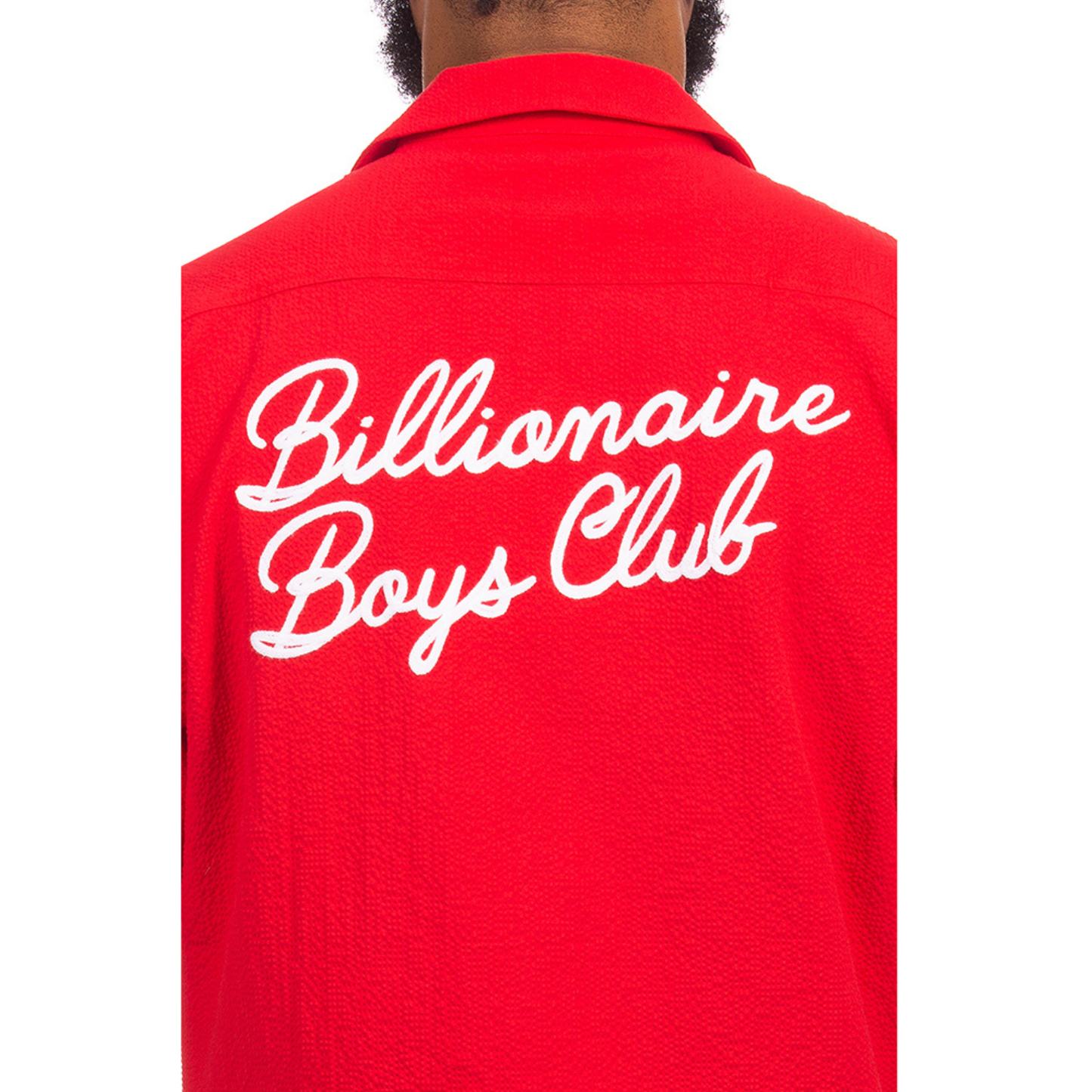 Billionaire Boys Club "Script" ss woven (Red)