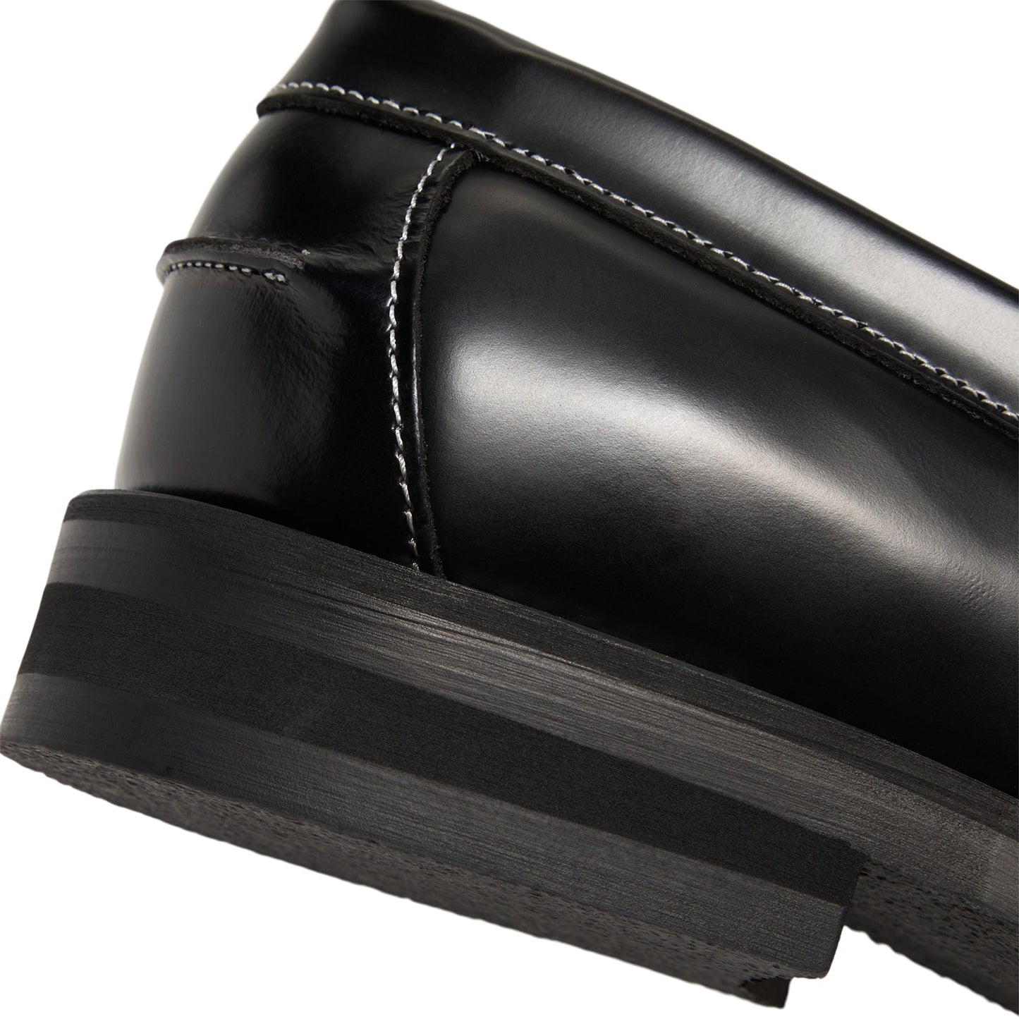 DUKE + DEXTER Wilde Advanced Guard Penny Loafer (Black/White)
