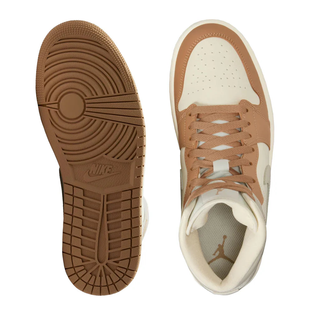 Jordan 1 Mid Tan Toe (W)