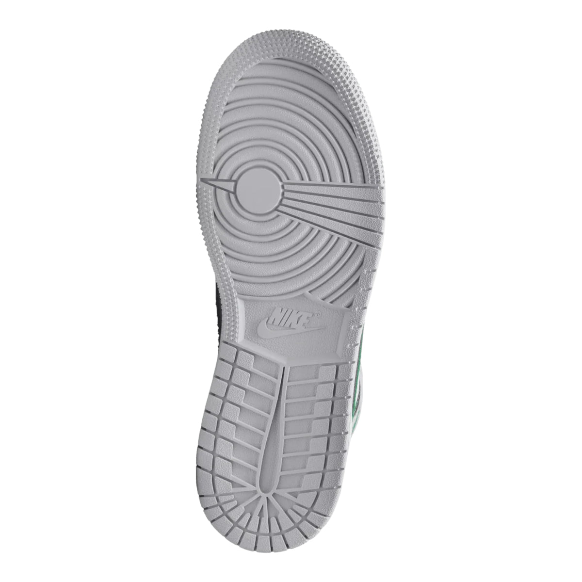 Jordan 1 Mid White Pure Platinum Pine Green (GS)