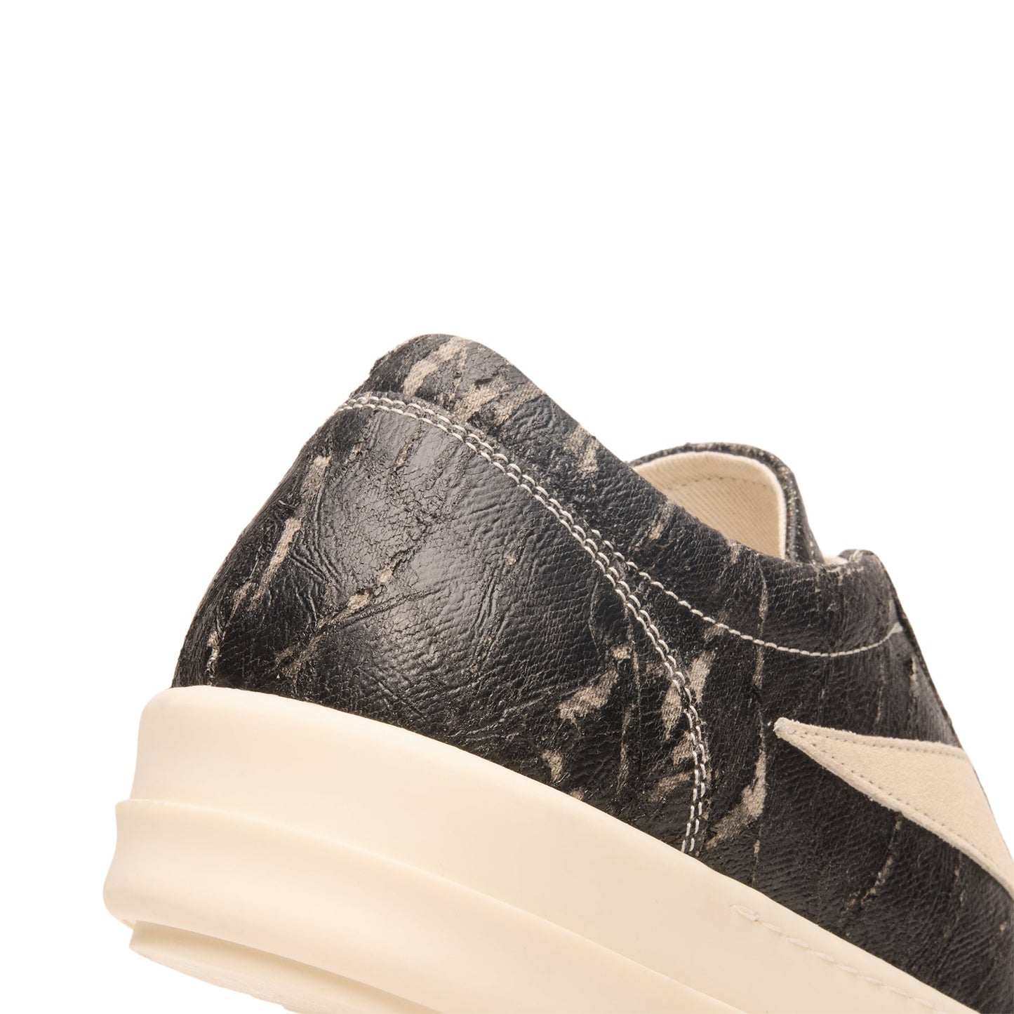 DRKSHDW DRKSHDW Vintage Sneaks (Black washed foil/Milk/Milk)