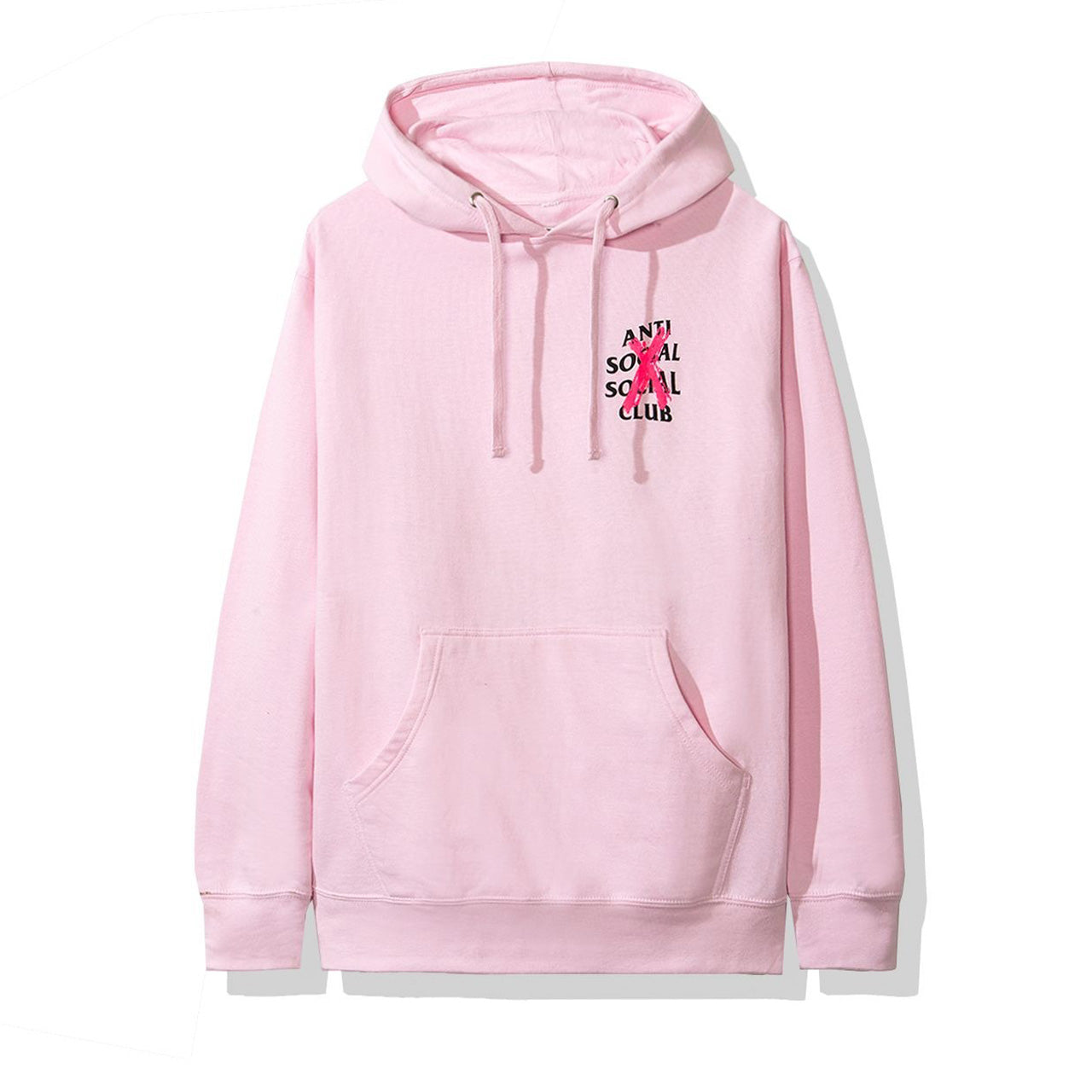 Anti Social Social Club Cancelled USA Made Hoodie Pink
