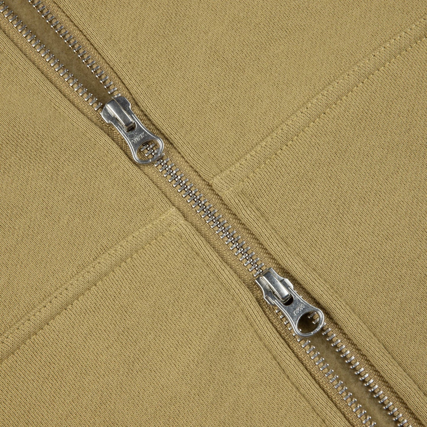 Dime Men Cursive Small Logo Zip-Hoodie Oak