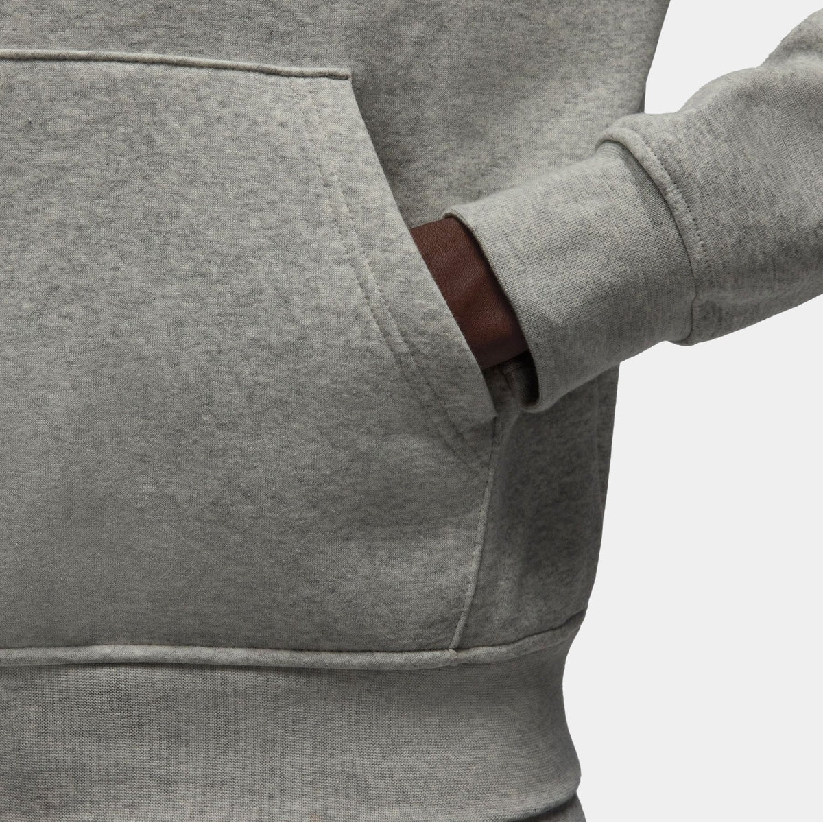 Jordan Brooklyn Fleece Sweatshirt Grey White