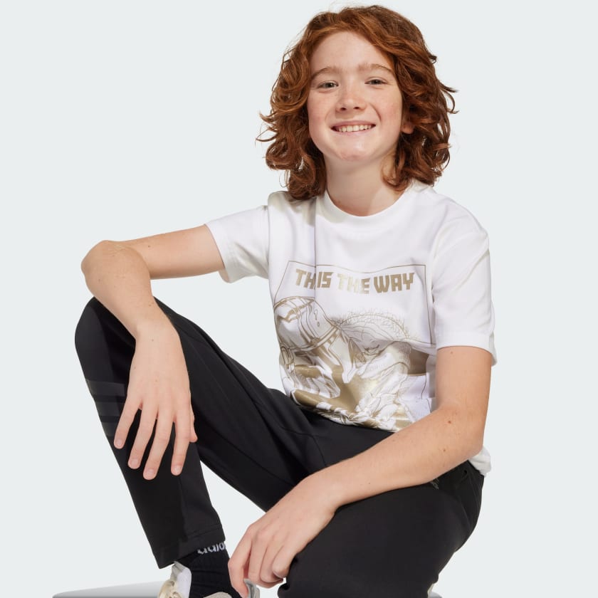 Kids' adidas adidas STAR WARS MANDALORIAN GRAPHIC T-SHIRT