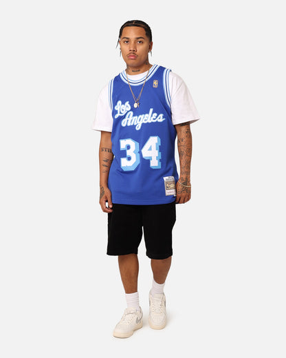 Mitchell & Ness Los Angeles Lakers Shaquille O'Neal '96-'97 #34 Swingman Jersey Royal