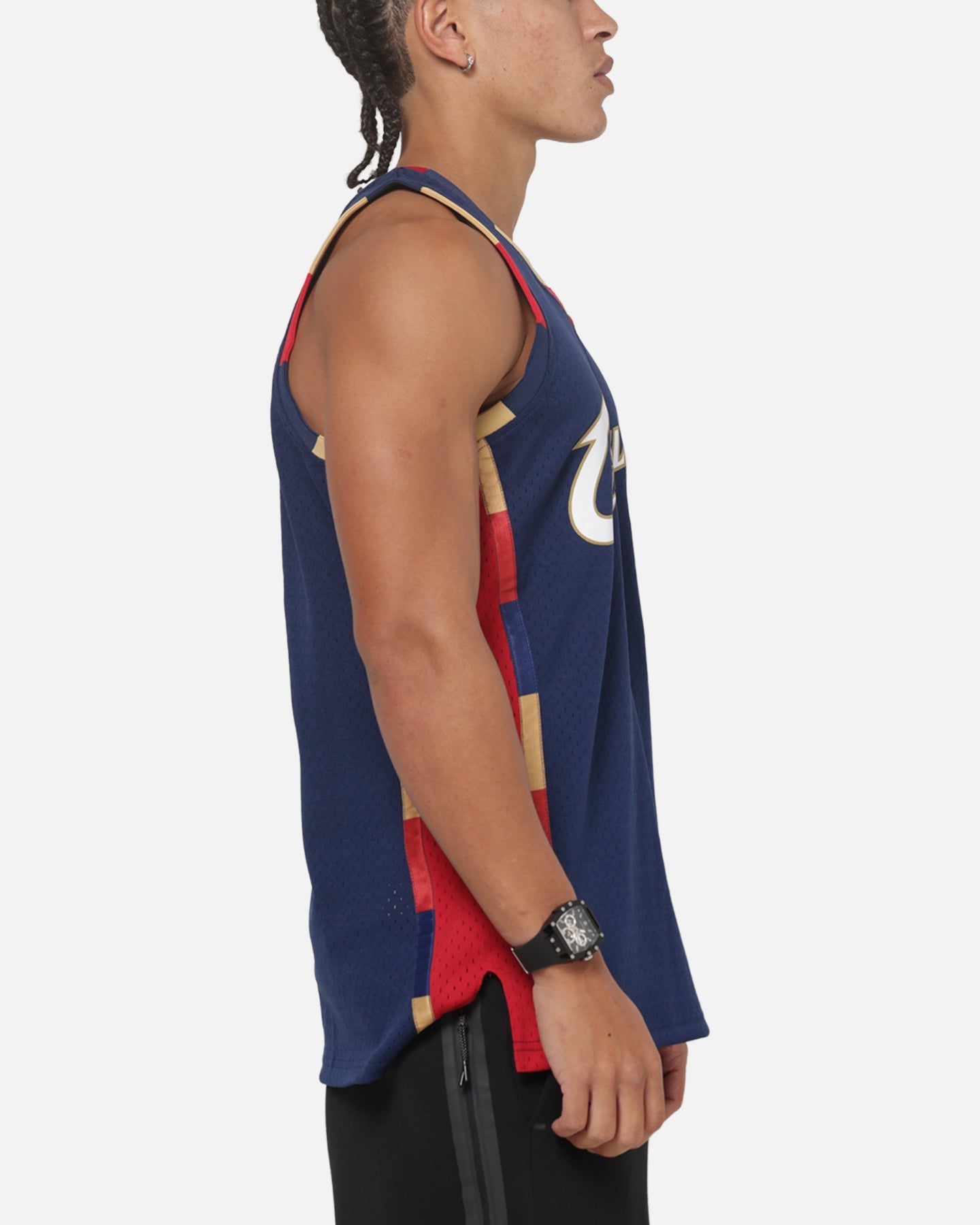Mitchell & Ness Cleveland Cavaliers Lebron James #23 '08-'09 Swingman Jersey Navy