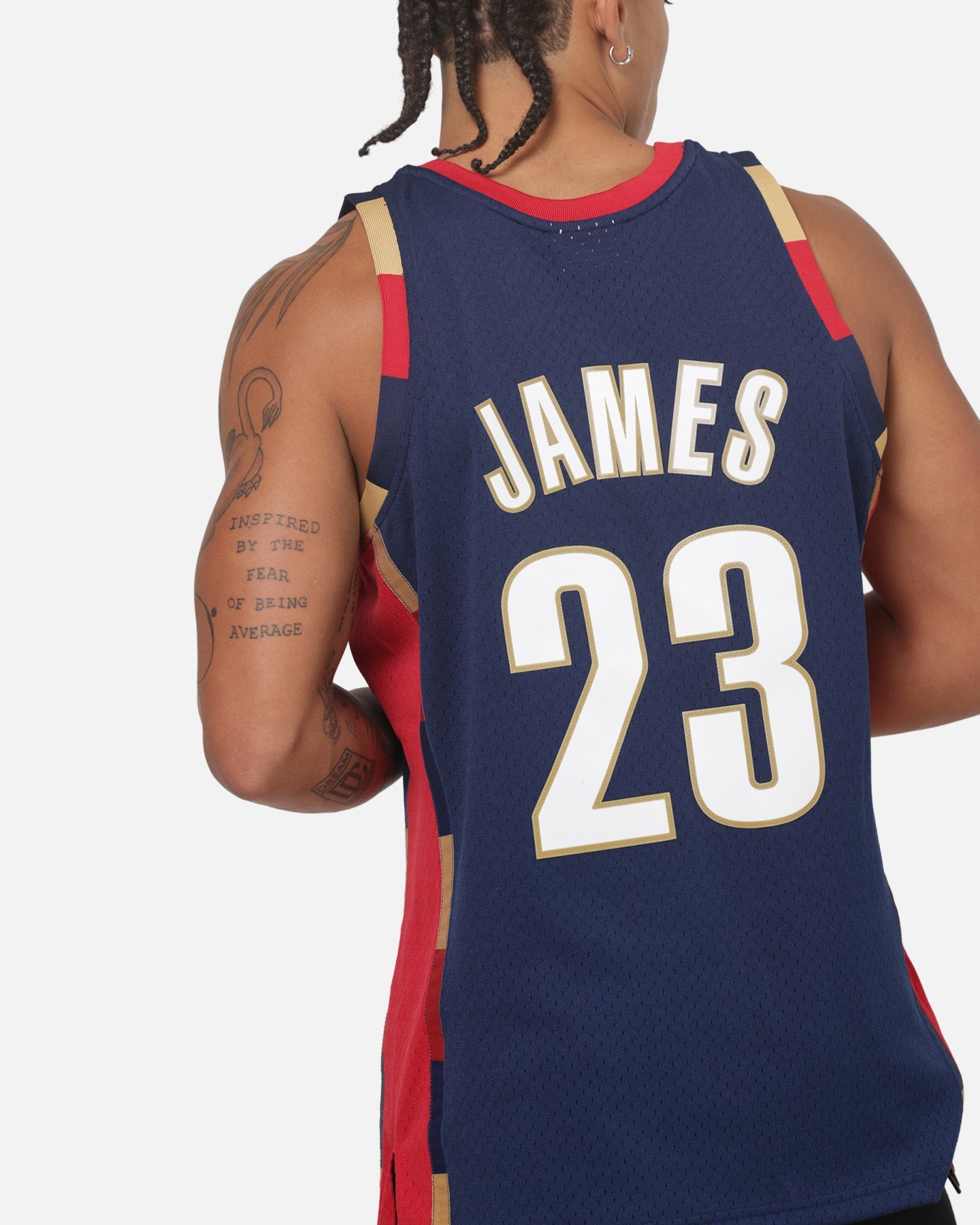 Mitchell & Ness Cleveland Cavaliers Lebron James #23 '08-'09 Swingman Jersey Navy