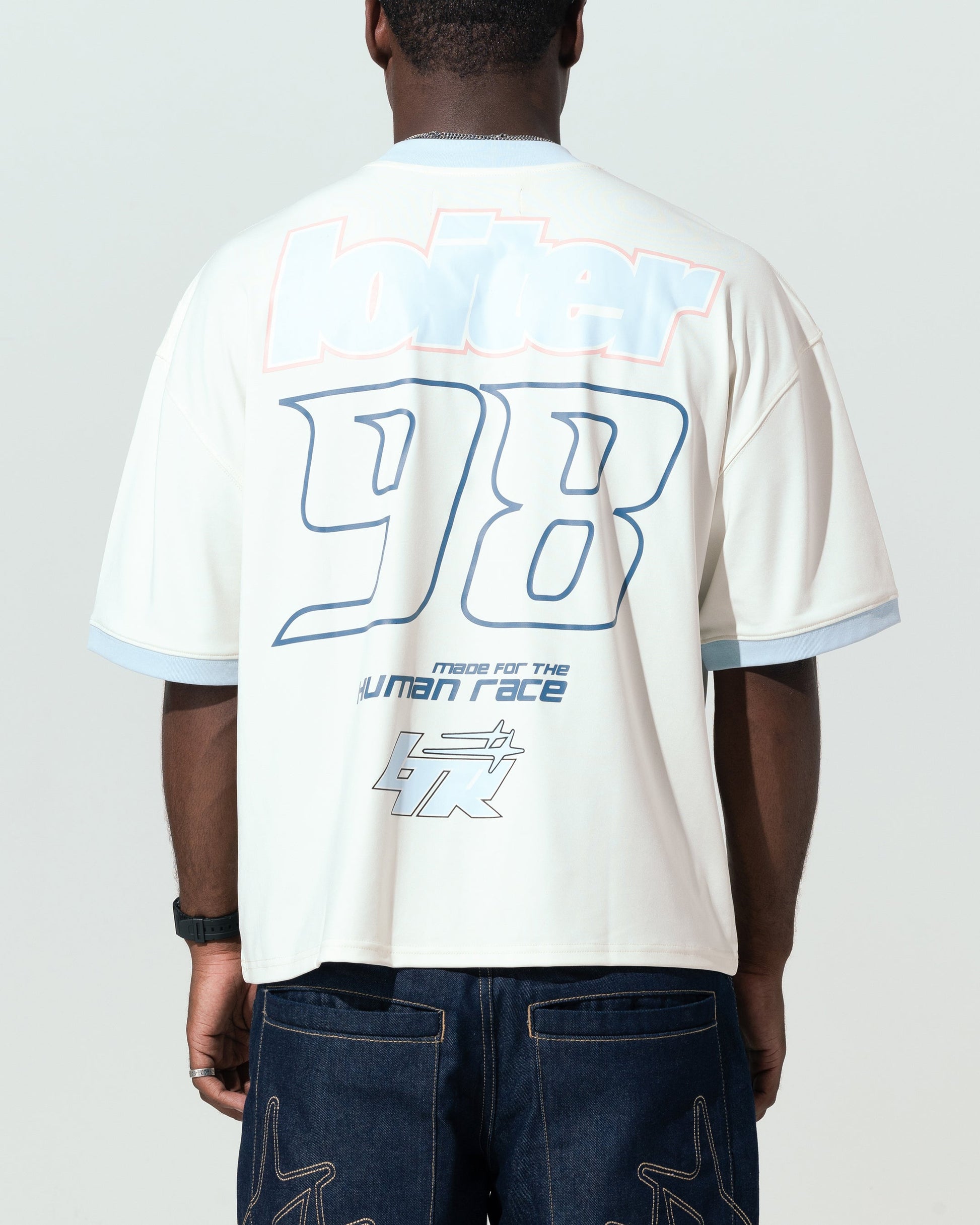 Loiter Tournament Jersey Off White/Blue