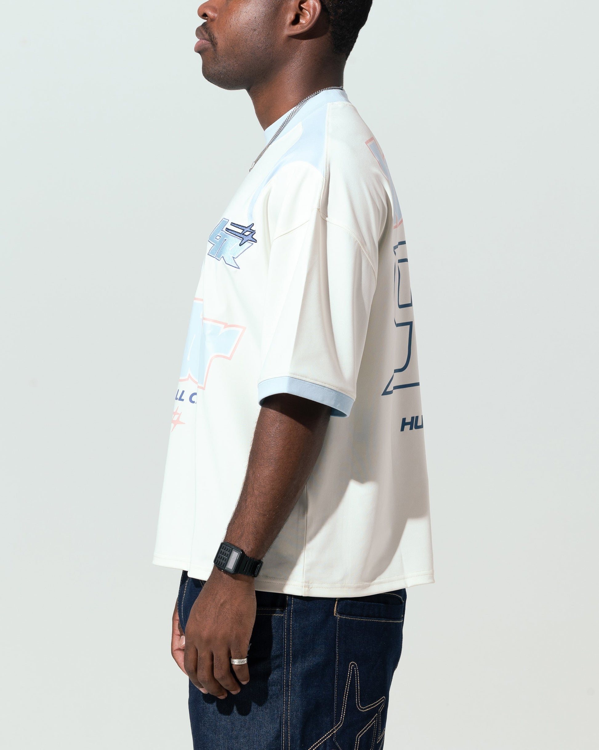 Loiter Tournament Jersey Off White/Blue
