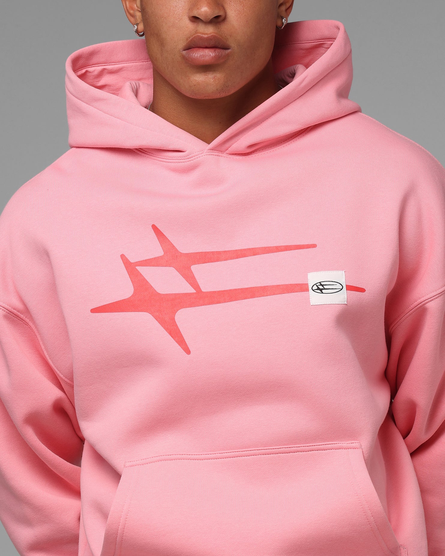 Loiter Hybrid Premium Hoodie Pink