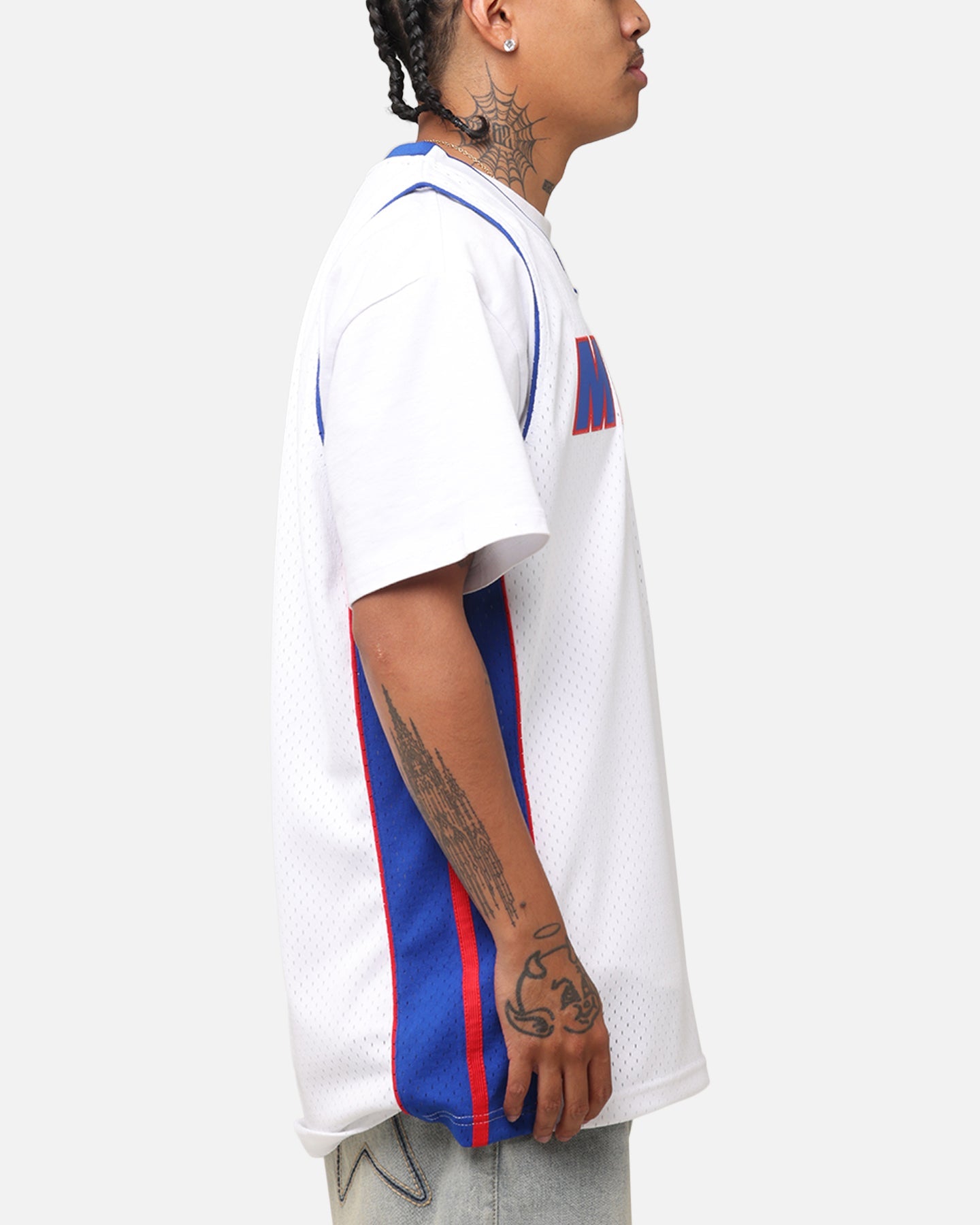 Mitchell & Ness Miami Heat Dwyane Wade #3 'Flags Collection' Jersey White