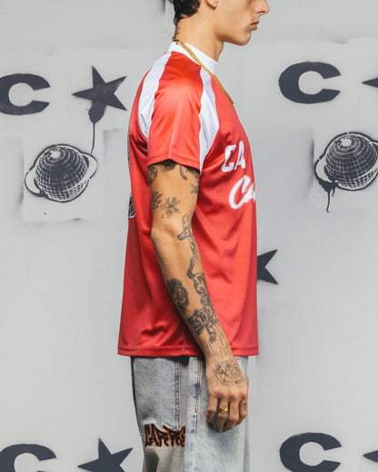 Carre Striker Jersey T-Shirt Red/White