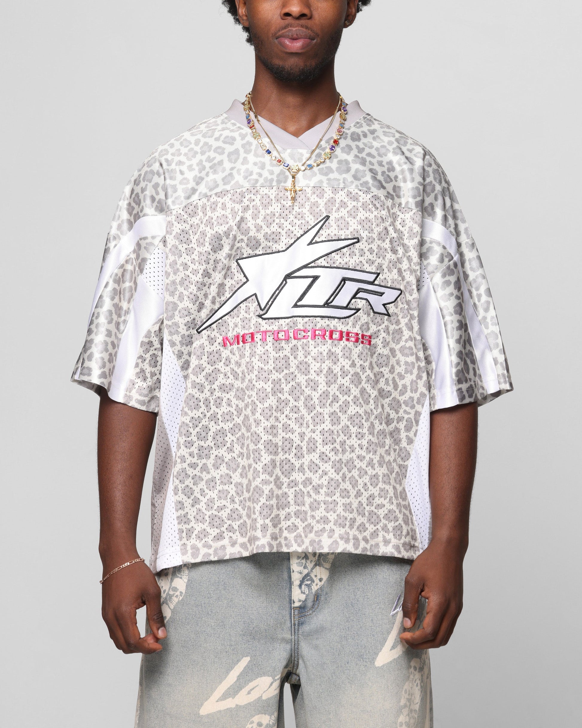 Loiter End Zone Jersey Snow Leopard