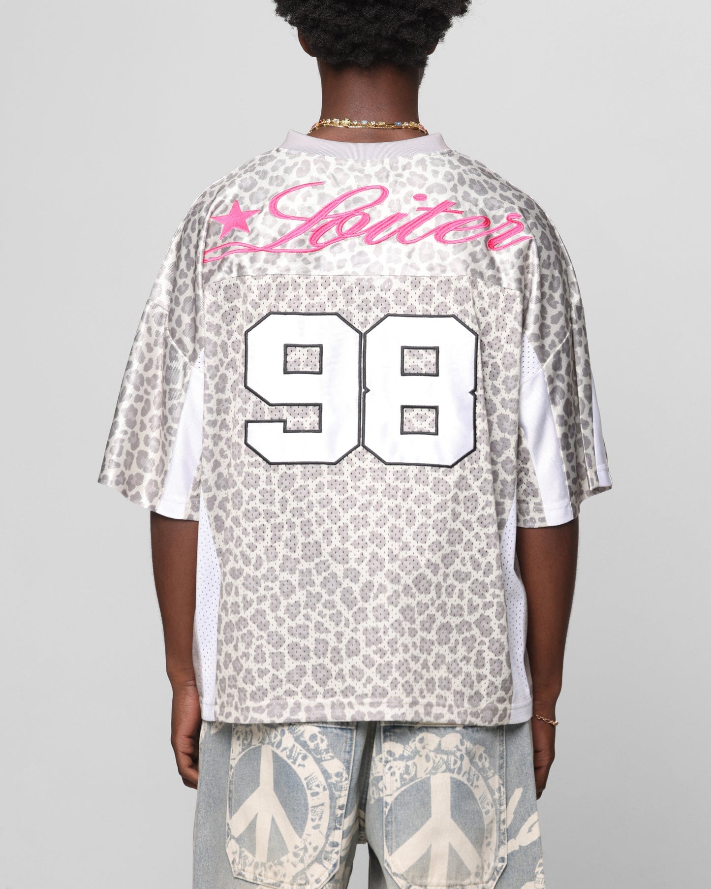 Loiter End Zone Jersey Snow Leopard