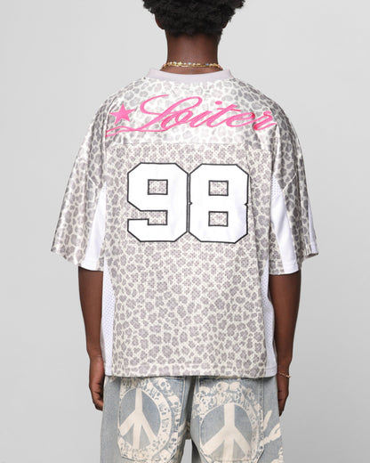 Loiter End Zone Jersey Snow Leopard