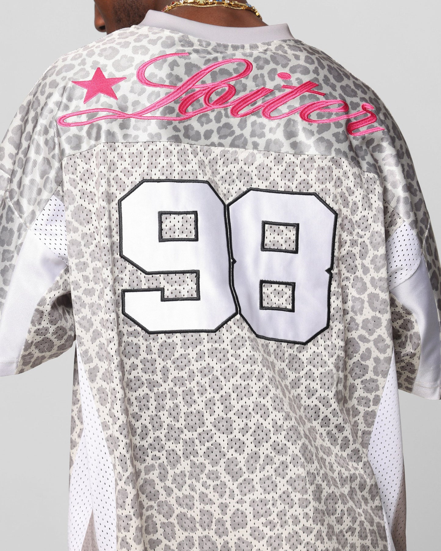 Loiter End Zone Jersey Snow Leopard