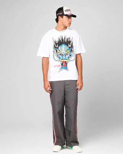 Ed Hardy Blue Dragon T-Shirt White