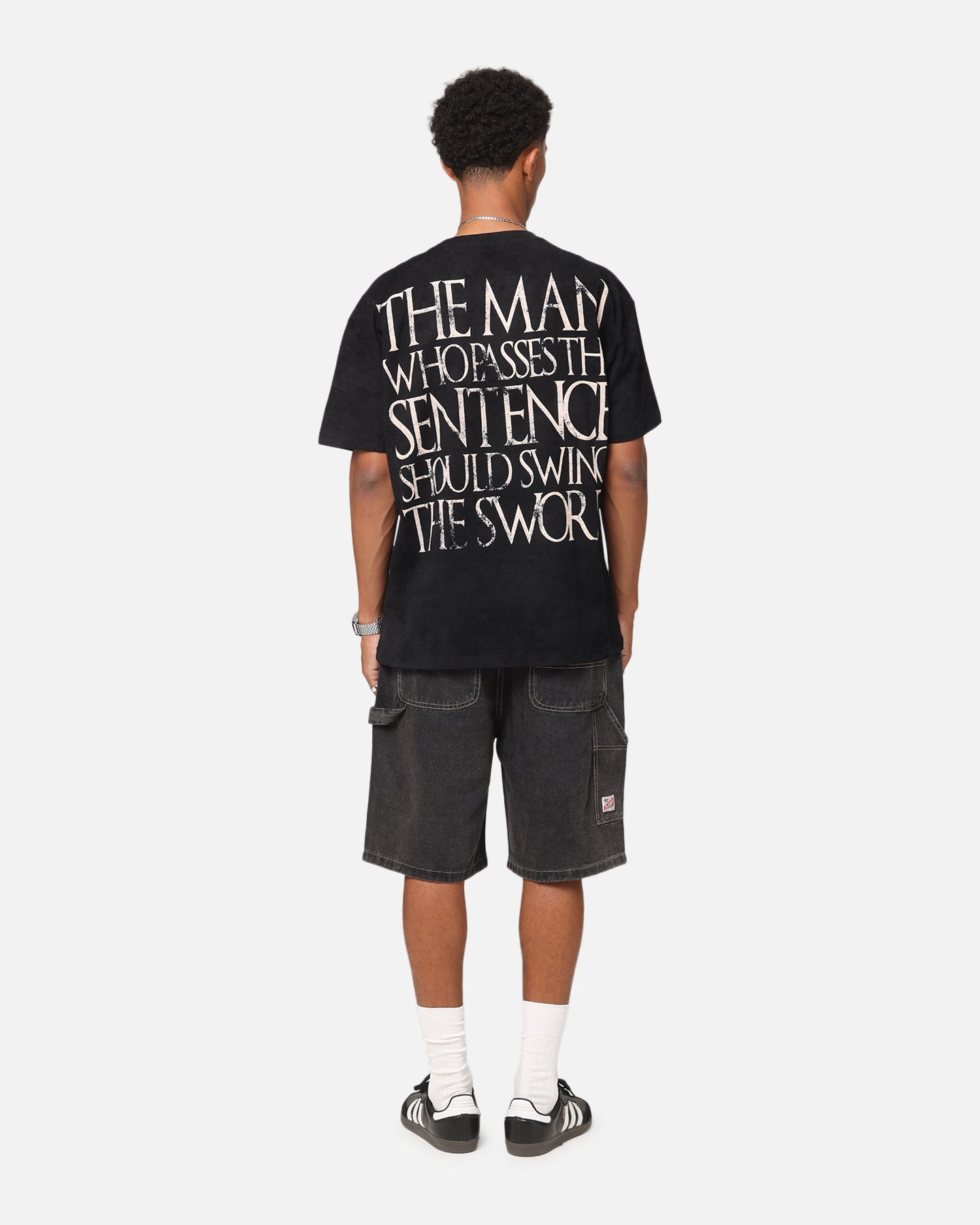 Goat Crew X Game Of Thrones Ned Stark Heavy T-Shirt Black