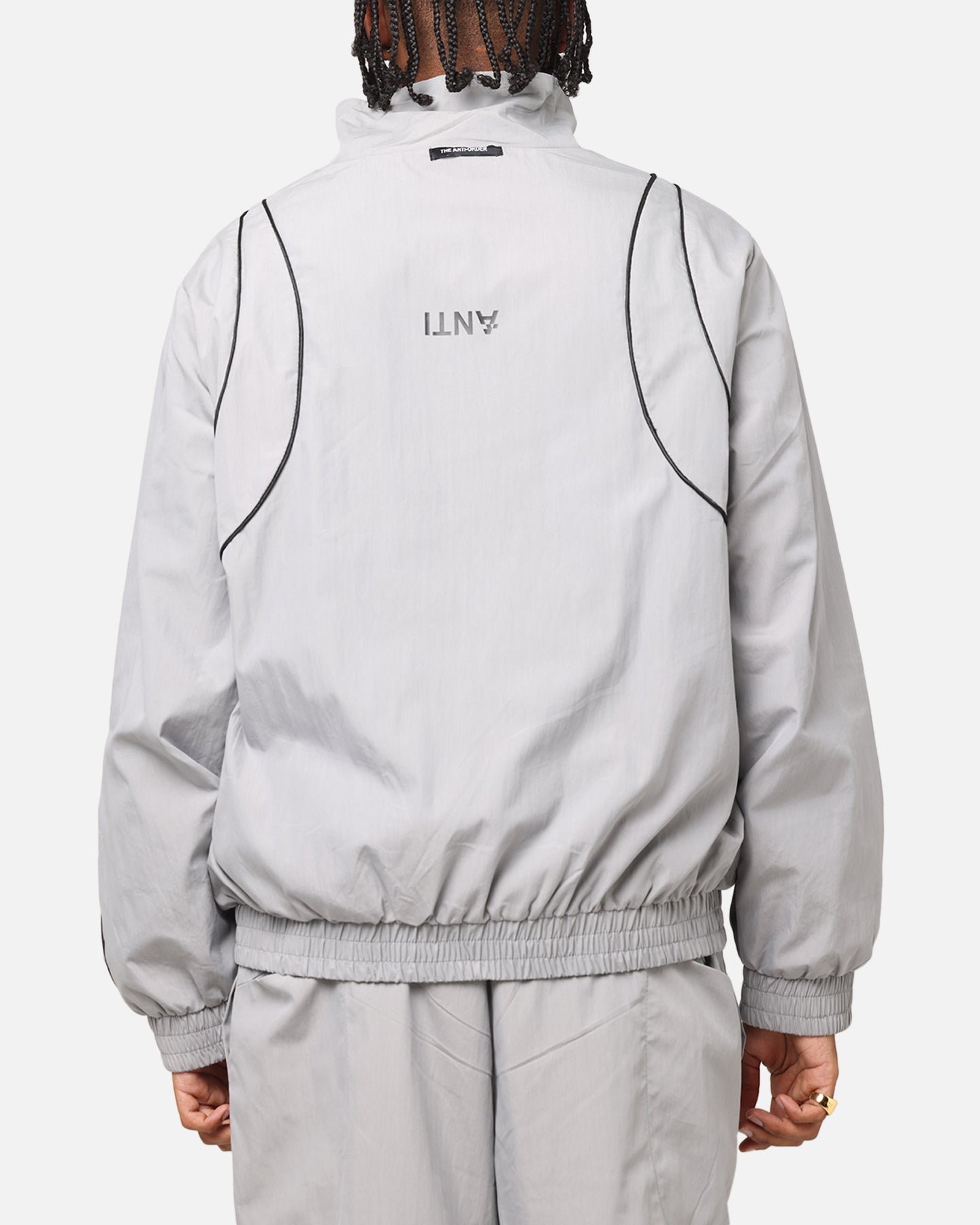 The Anti Order Stereo Nylon Track Jacket Grey