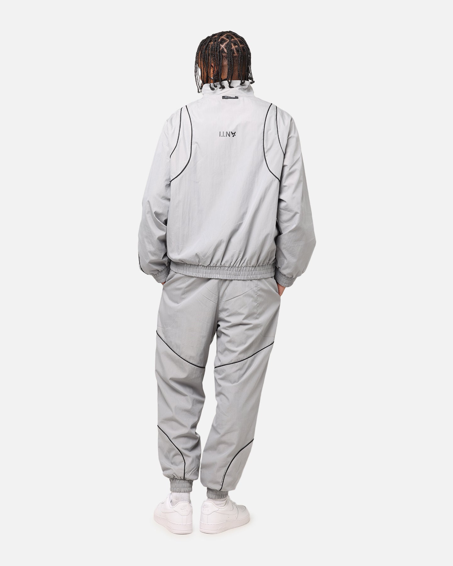 The Anti Order Stereo Nylon Track Jacket Grey