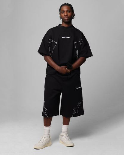 Loiter Dark Performance T-Shirt Black
