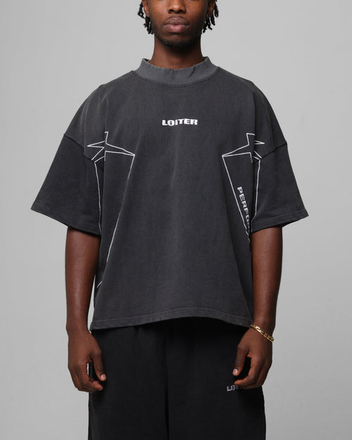 Loiter Dark Performance T-Shirt Charcoal