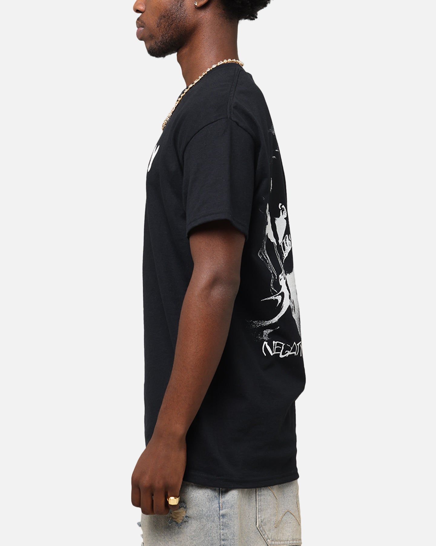 Poppy Negative Spaces T-Shirt Black