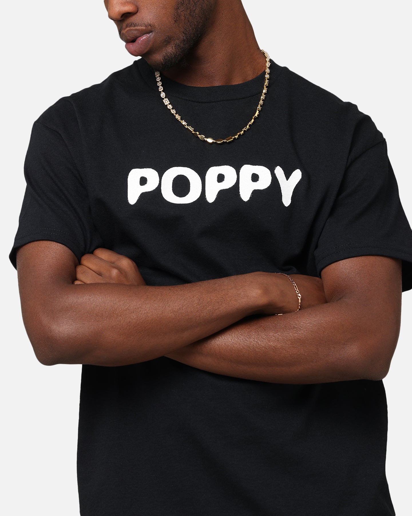 Poppy Negative Spaces T-Shirt Black