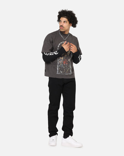 Saint Morta Kingdomcome Long Sleeve T-Shirt Washed Charcoal