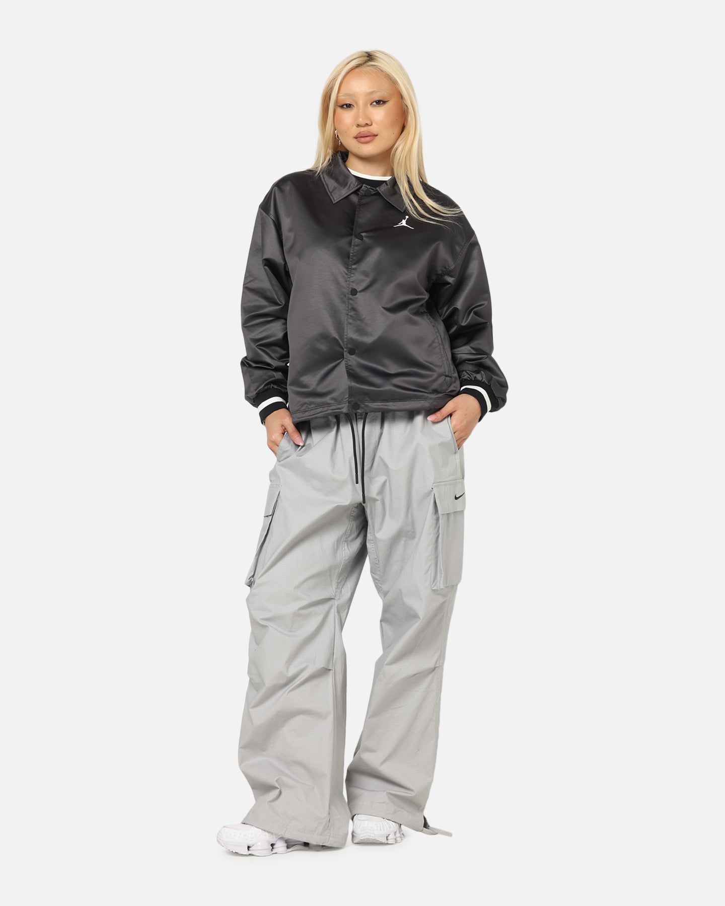 Jordan Women's Coaches Jacket Black/Sail