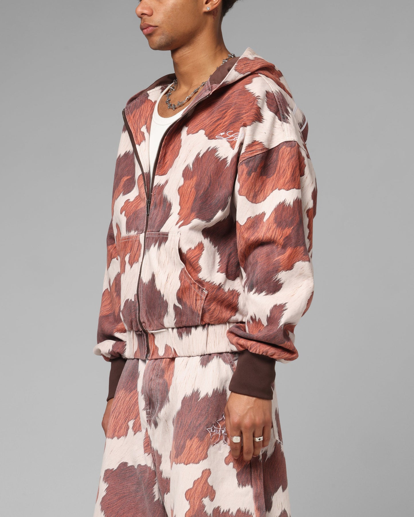 Loiter Hide Zip Jacket Cowhide